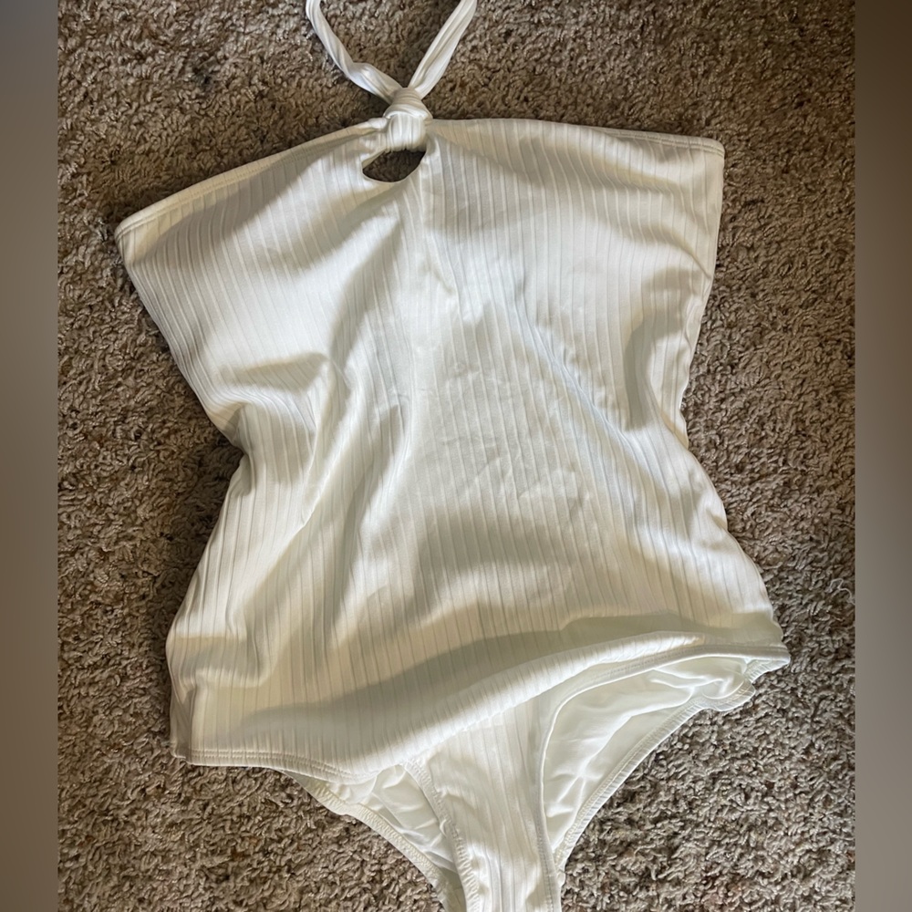 White One Piece Swimsuit